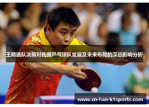 王皓退队决策对我国乒乓球队发展及未来布局的深远影响分析